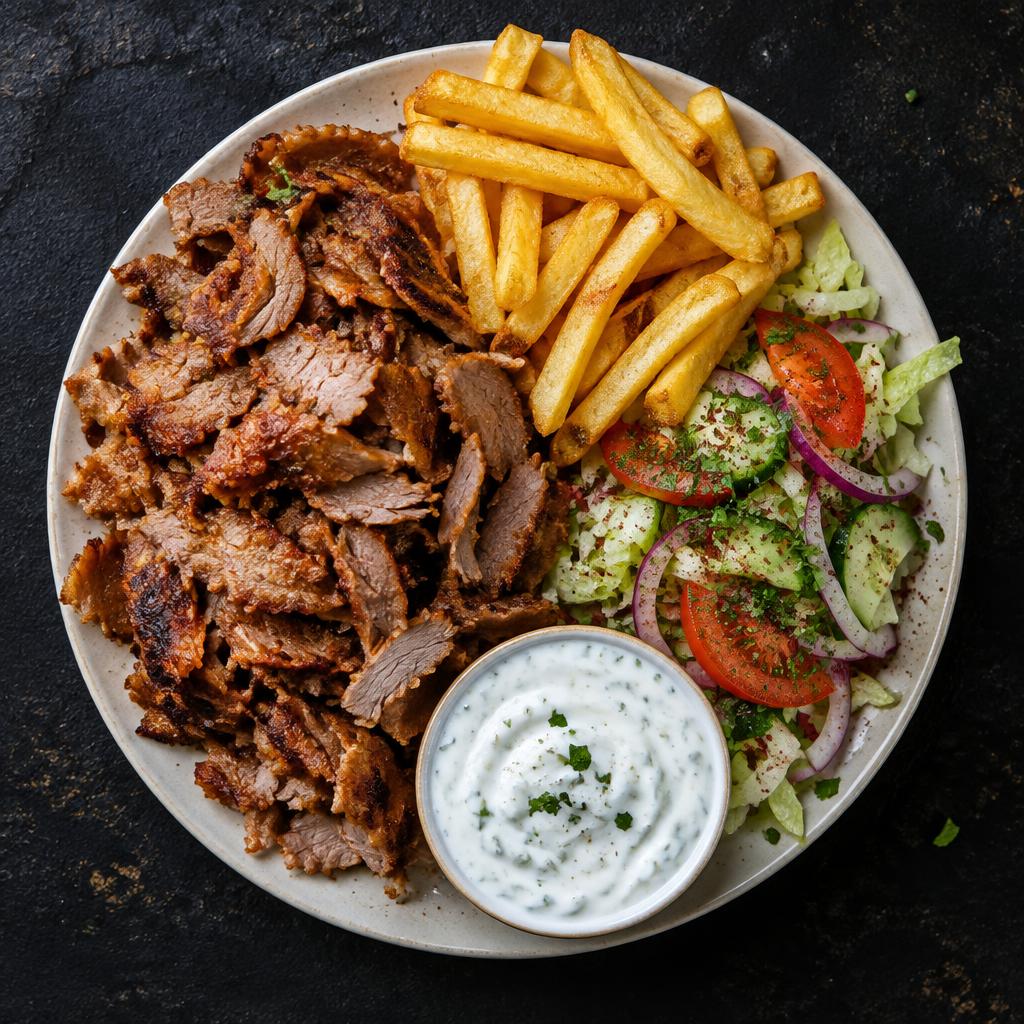 Plato Kebab de Marcelona Tacos